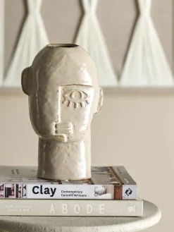 - Lizzie Vase, Natur, Stentøj^Bloomingville Outlet