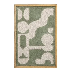 - Longton Vægdekoration, Grøn, Uld, 66x46 cm^Bloomingville Online