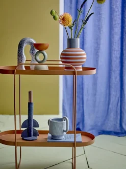 - Loretta Lysestage, Orange, Polyresin^Bloomingville Best