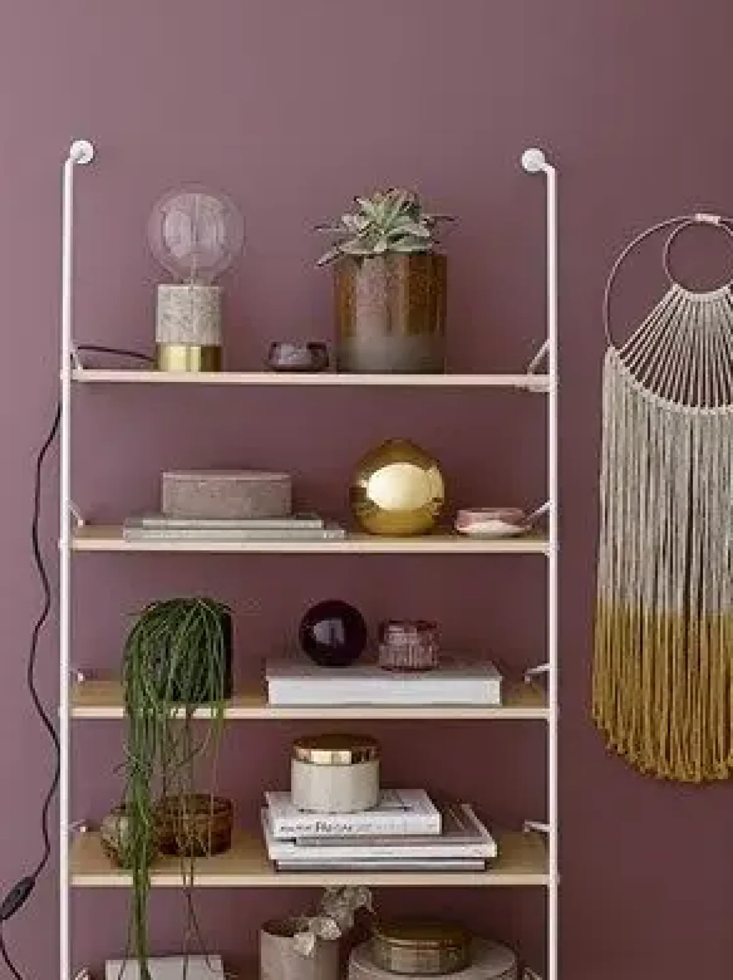 - Lysestage - Bordeaux^Bloomingville Outlet