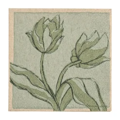 - Mana Serviet, Grøn, FSC® Recycled, Papir^Bloomingville New