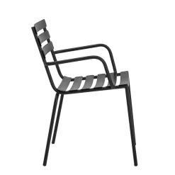 - Monsi Spisestol, Sort, Galvaniseret Metal^Bloomingville Sale