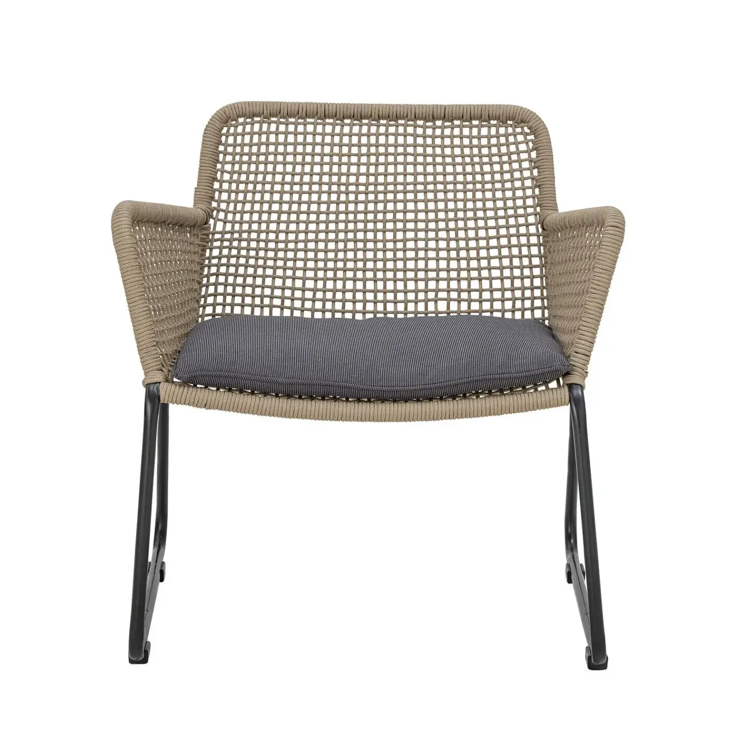 - Mundo Lounge Stol, Brun, Metal*Bloomingville Discount