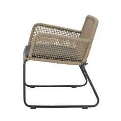 - Mundo Lounge Stol, Brun, Metal*Bloomingville Discount