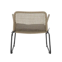 - Mundo Lounge Stol, Brun, Metal*Bloomingville Discount