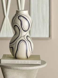 - Nicola Vase, Sort, Stentøj^Bloomingville Clearance