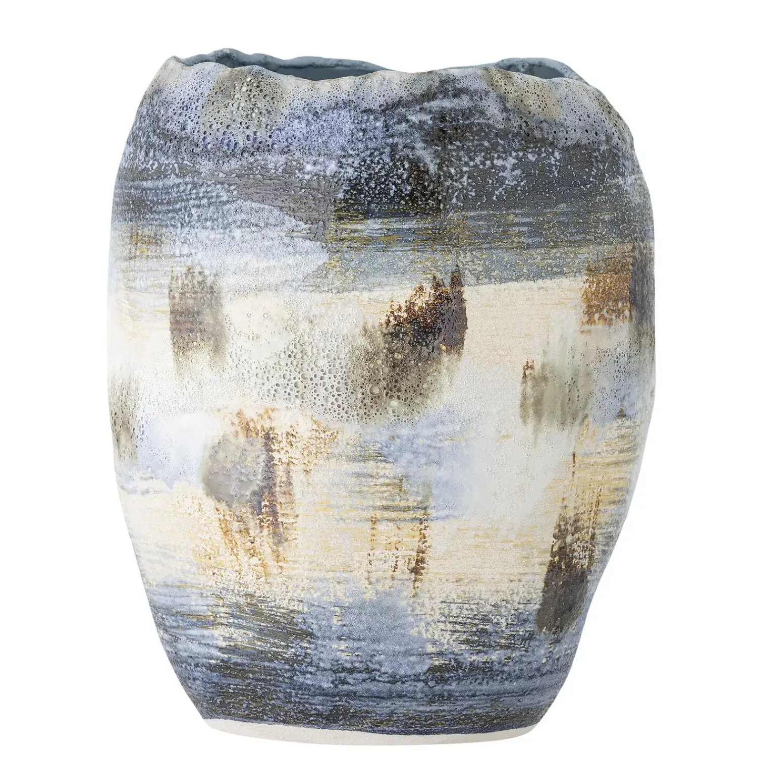 - Nienna Vase, Blå, Stentøj*Bloomingville Hot