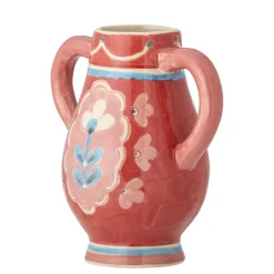 - Odina Vase, Rød, Stentøj^Bloomingville New