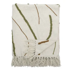 - Osasio Plaid, Grøn, Bomuld^Bloomingville Outlet