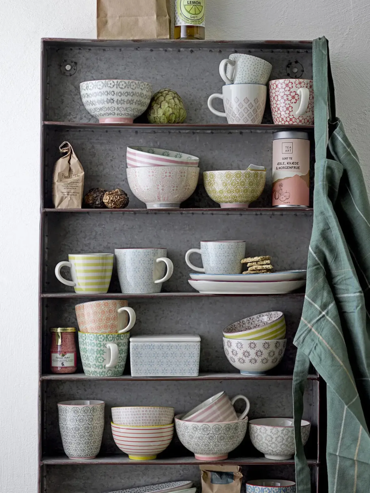 - Patrizia Kop, Gul, Stentøj - Sæt af 4 stk./Pris pr. kop^Bloomingville Best