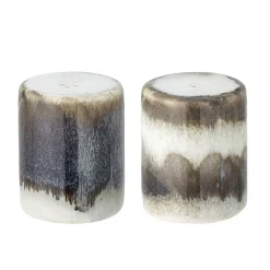 - Paula Salt & Pebersæt, Grå, Stentøj*Bloomingville