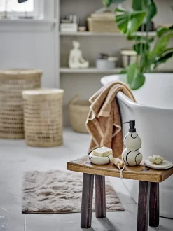 - Sestu Bademåtte, Brun, Bomuld^Bloomingville Hot