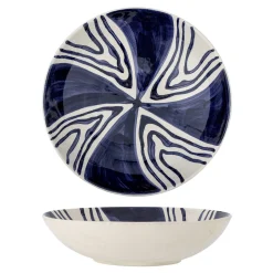 - Shama Serveringsskål, Blå, Stentøj^Bloomingville New