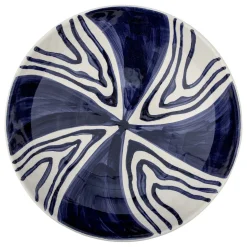 - Shama Serveringsskål, Blå, Stentøj^Bloomingville New