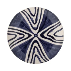 - Shama Tallerken, Blå, Stentøj*Bloomingville Outlet