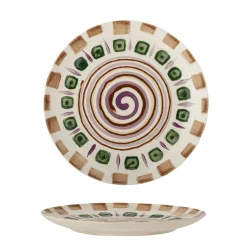 - Shama Tallerken, Grøn, Stentøj*Bloomingville Outlet