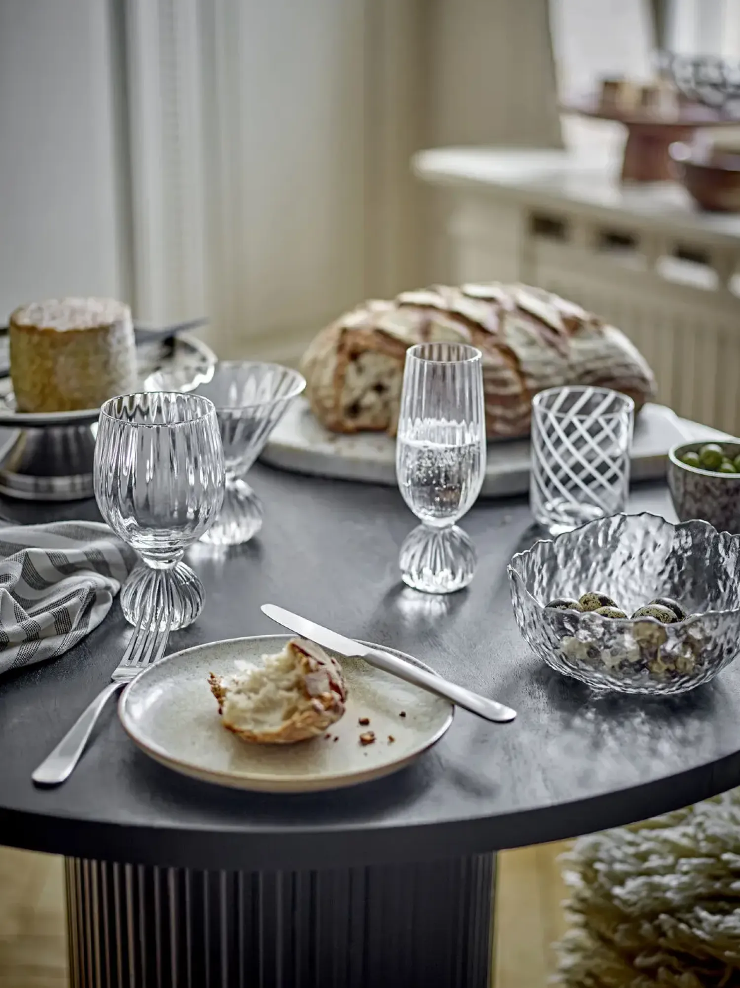 - Taurin Vinglas, Klar, Glas^Bloomingville Clearance