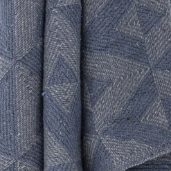 - Udine Plaid, Blå, Genanvendt Bomuld*Bloomingville Hot