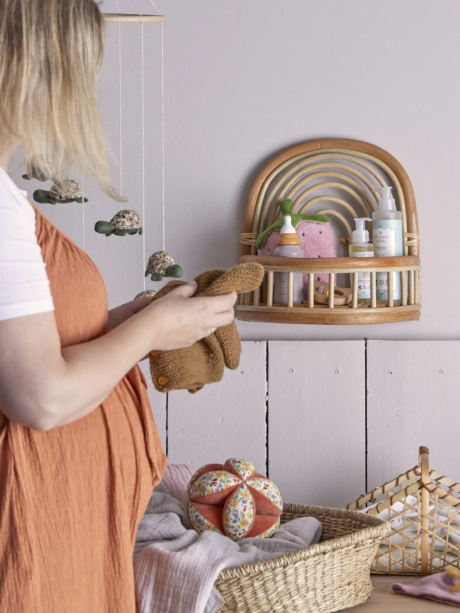 - Venke Soft Toy, Orange, Bomuld*Bloomingville Outlet