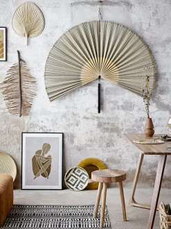 - Væg Dekoration - Jaime - Sort/Bambus - 145x72 cm^Bloomingville Outlet