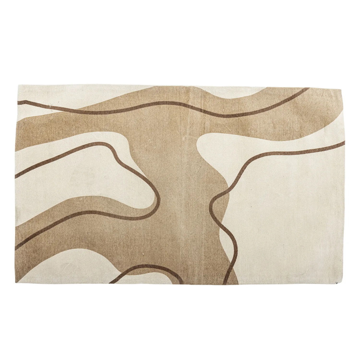 - Volano Tæppe, Natur, Bomuld*Bloomingville Hot