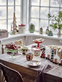 - Yule Juletallerken, Natur, Stentøj - 2 styk - Ø 16 cm*Bloomingville Hot