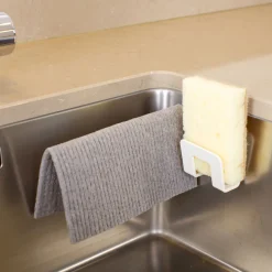 - Holder til opvaskeklud og opvaskesvamp - Hvid*Bosign Discount