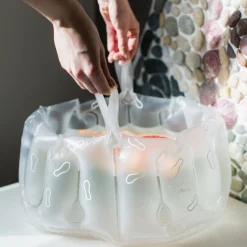 - oppustelig fodbad med håndtag - frost/hvid^Bosign New