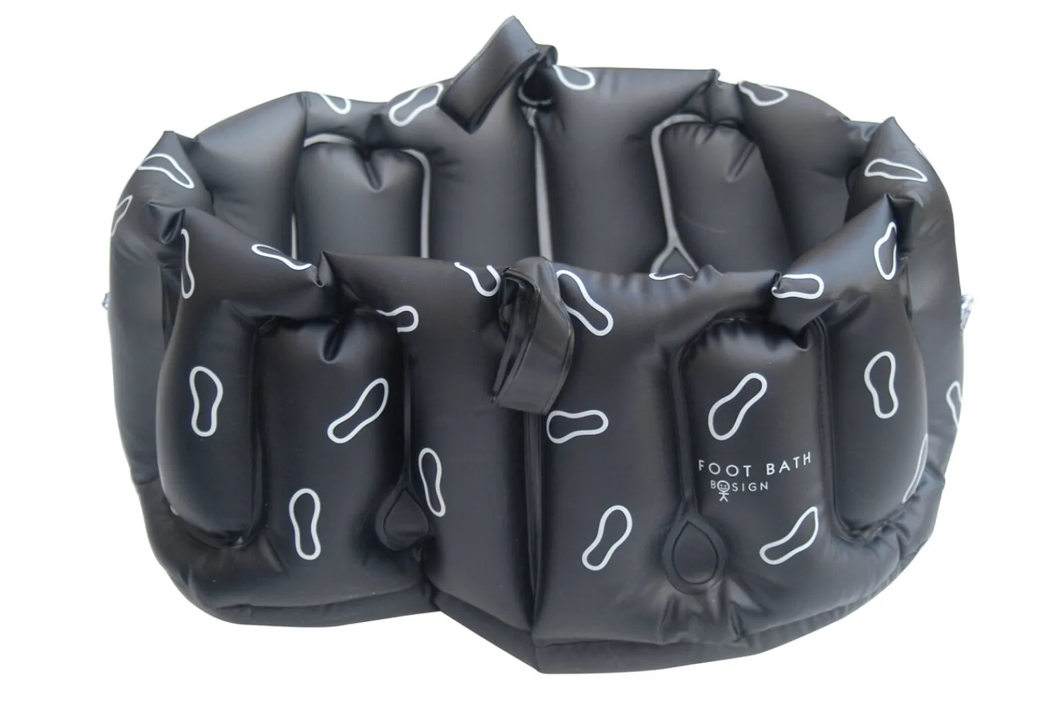 - oppustelig fodbad med håndtag - Grafitgrå*Bosign Best