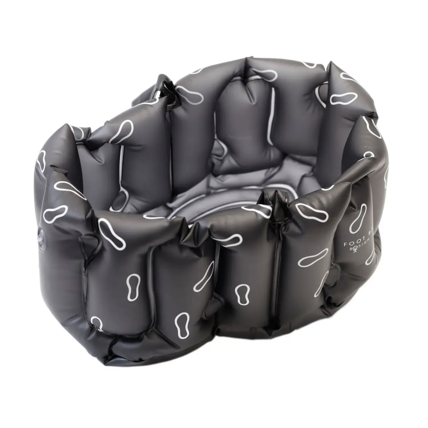 - oppustelig fodbad med håndtag - Grafitgrå*Bosign Best