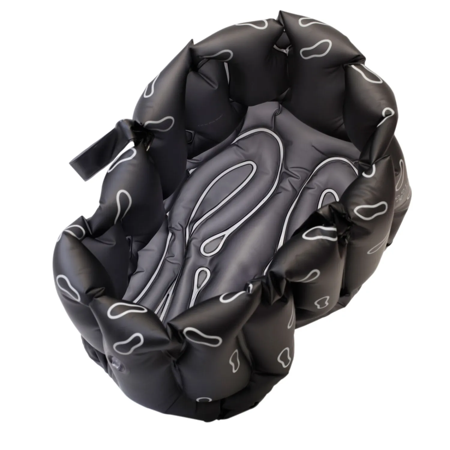 - oppustelig fodbad med håndtag - Grafitgrå*Bosign Best