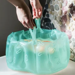 - oppustelig fodbad med håndtag - Aquagrøn^Bosign Discount