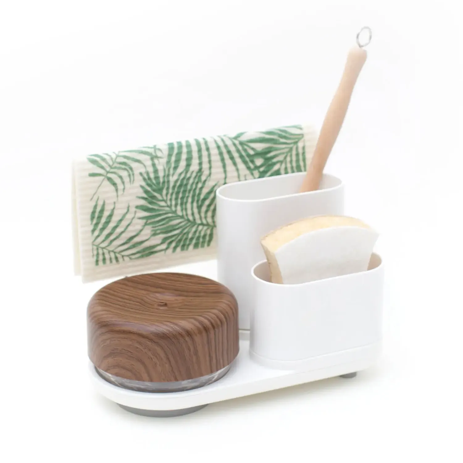 - Opvaskesæt - Do-Dish Caddy Plus - Hvid/Mørkt træ^Bosign Online