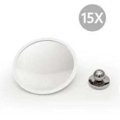 - PLUS Aftageligt Make-up spejl X15 - hvid^Bosign Outlet