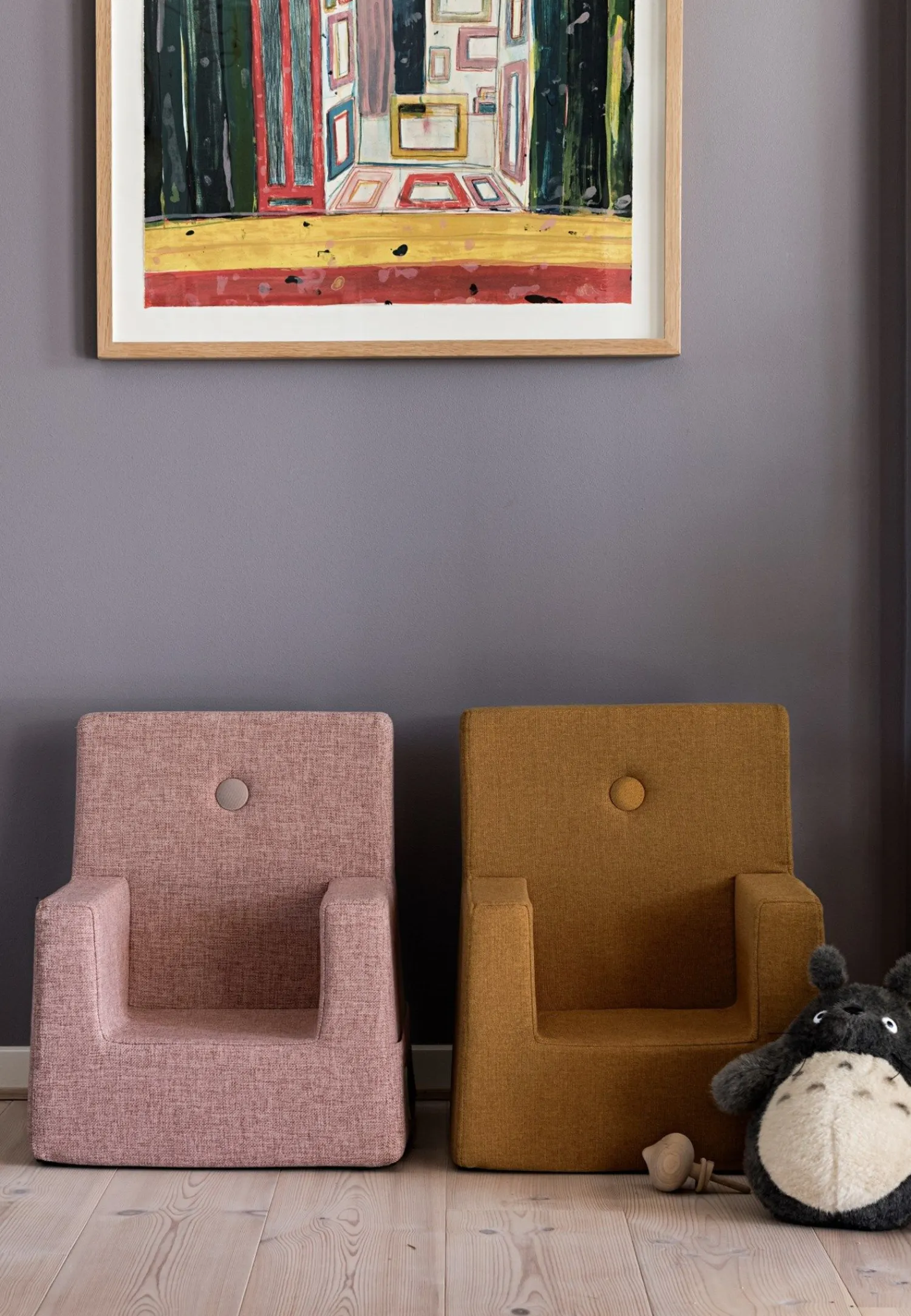 Børnestol fra - Mustard /senneps gul*By KlipKlap Best