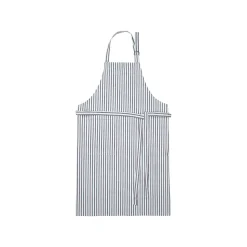 - Forklæde "Stripes" - Caramel Brown/Serenity Light Blue*Broste Copenhagen Clearance
