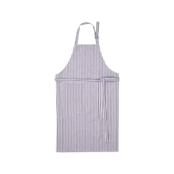 - Forklæde "Stripes" - Forest Green/Orchid Light Purple^Broste Copenhagen Discount