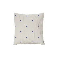 - Pudebetræk - Tove - Baja Blue - W60 x L60 cm*Broste Copenhagen