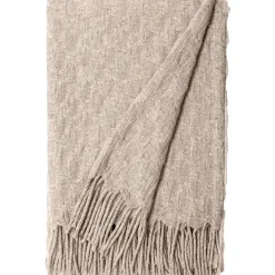 - Pied de Coq - Plaid/tæppe - Beige -180x130 cm*Burel Factory Best