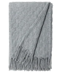 - Pied de Coq - Plaid/tæppe - Lysegrå^Burel Factory New