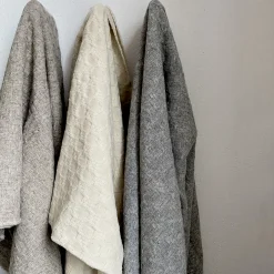 - Pied de Coq - Plaid/tæppe - Lysegrå^Burel Factory New