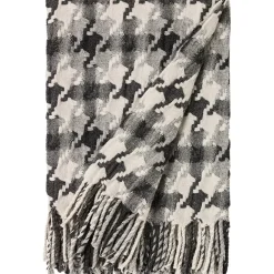 - Pied de Coq - Plaid/tæppe - Gråmønstret^Burel Factory Clearance