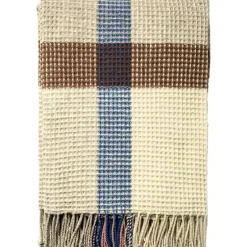 - Plaid - Waffle - Multicolor/Army - 180 x 130 cm*Burel Factory Discount