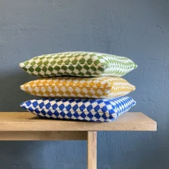 - Pudebetræk Azulejo - Grøn - 45x45 cm*Burel Factory Discount