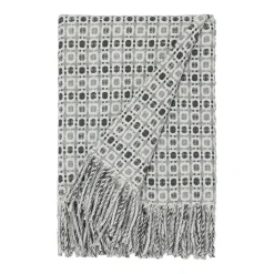 - Vintage plaid/tæppe - Lysegrå mønster^Burel Factory New