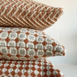 - Visual Pudebetræk - Terracotta - 45x45 cm*Burel Factory