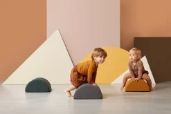 By KlipKlap - Build & Bounce - KK Half circle - pine green^ Clearance