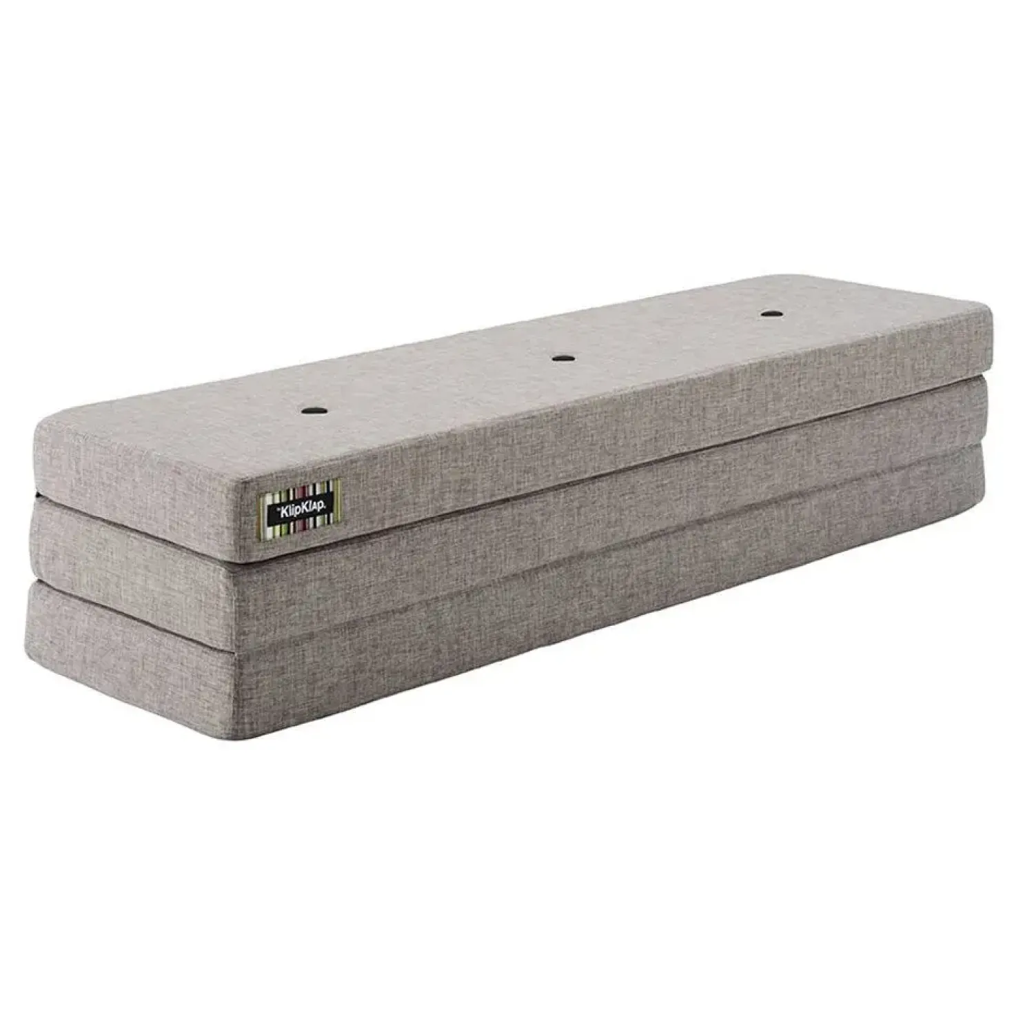 - KK 3 Fold XL - 3-lags XL Multi grey/grey buttons^By KlipKlap Outlet