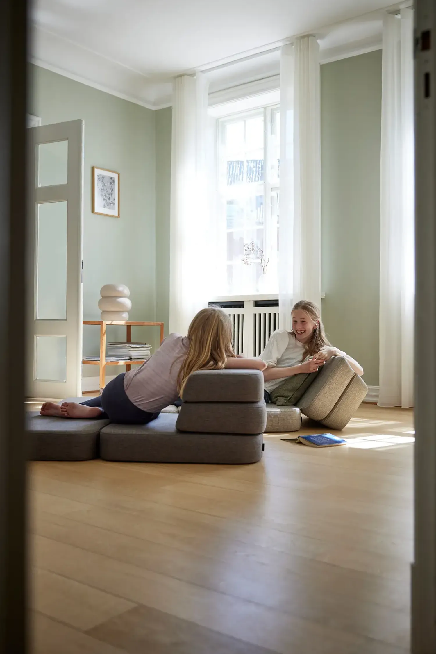 - Sofa - KK 3 Fold Sofa Single Soft - Mustard w. Mustard - Gul^By KlipKlap Discount