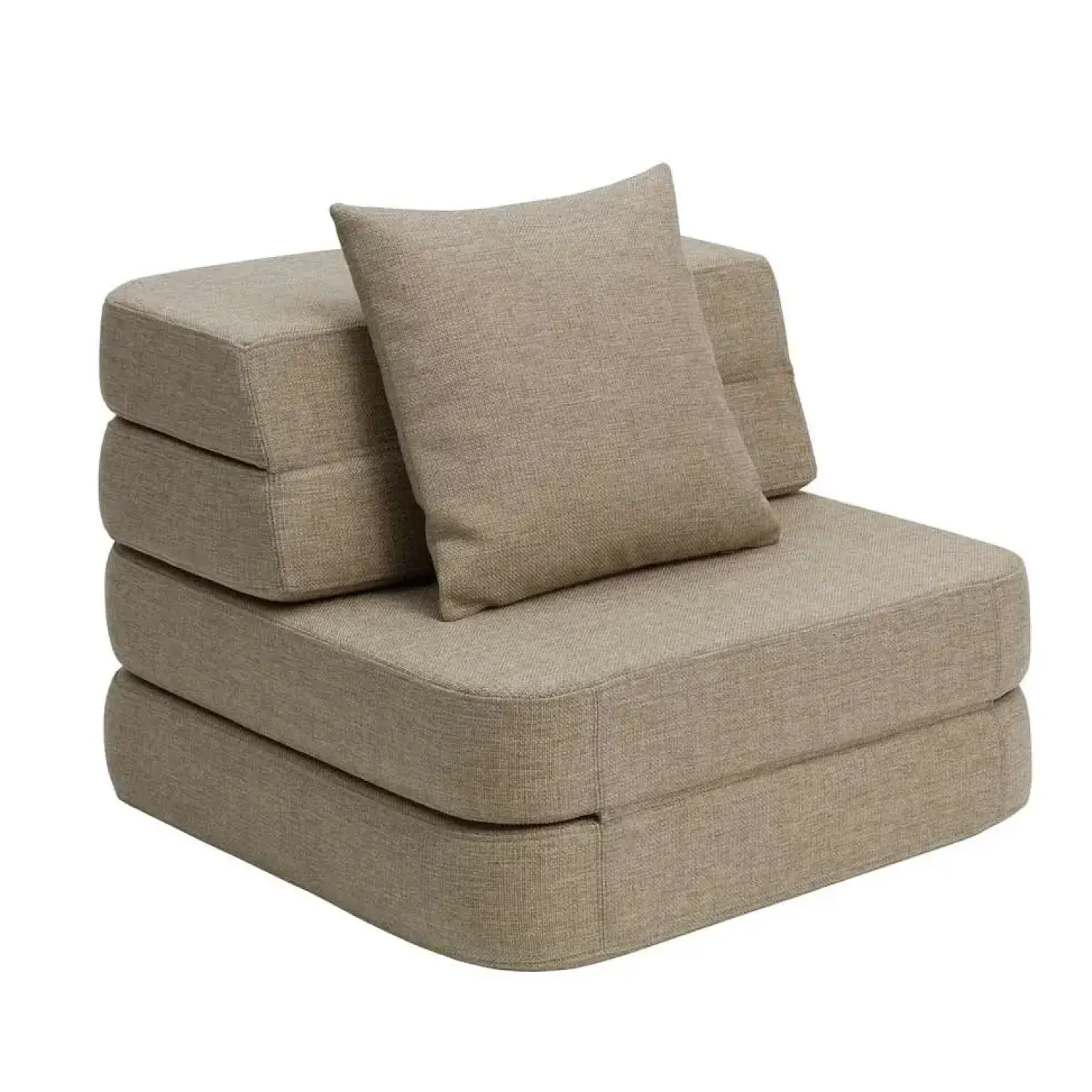 - Sofa - KK 3 Fold Sofa Single - Sandfarvet*By KlipKlap Clearance